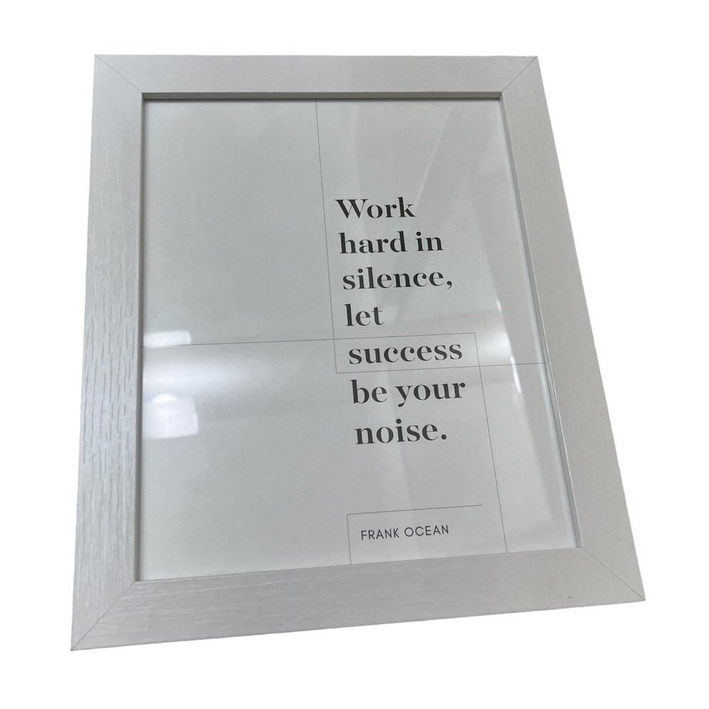White picture frame